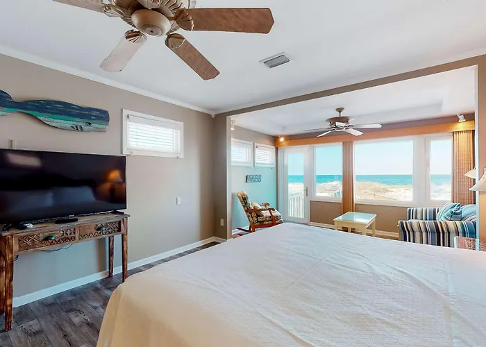 Holiday home Gulf-front With Great Views, Balcony, Ac, Dog Friendly! Gulf Shores
